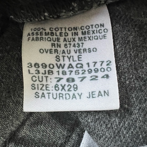 Vintage Polo Ralph Lauren Jeans Womens 6 Black Saturday Jean Cotton Denim 31x28" - Picture 11 of 12